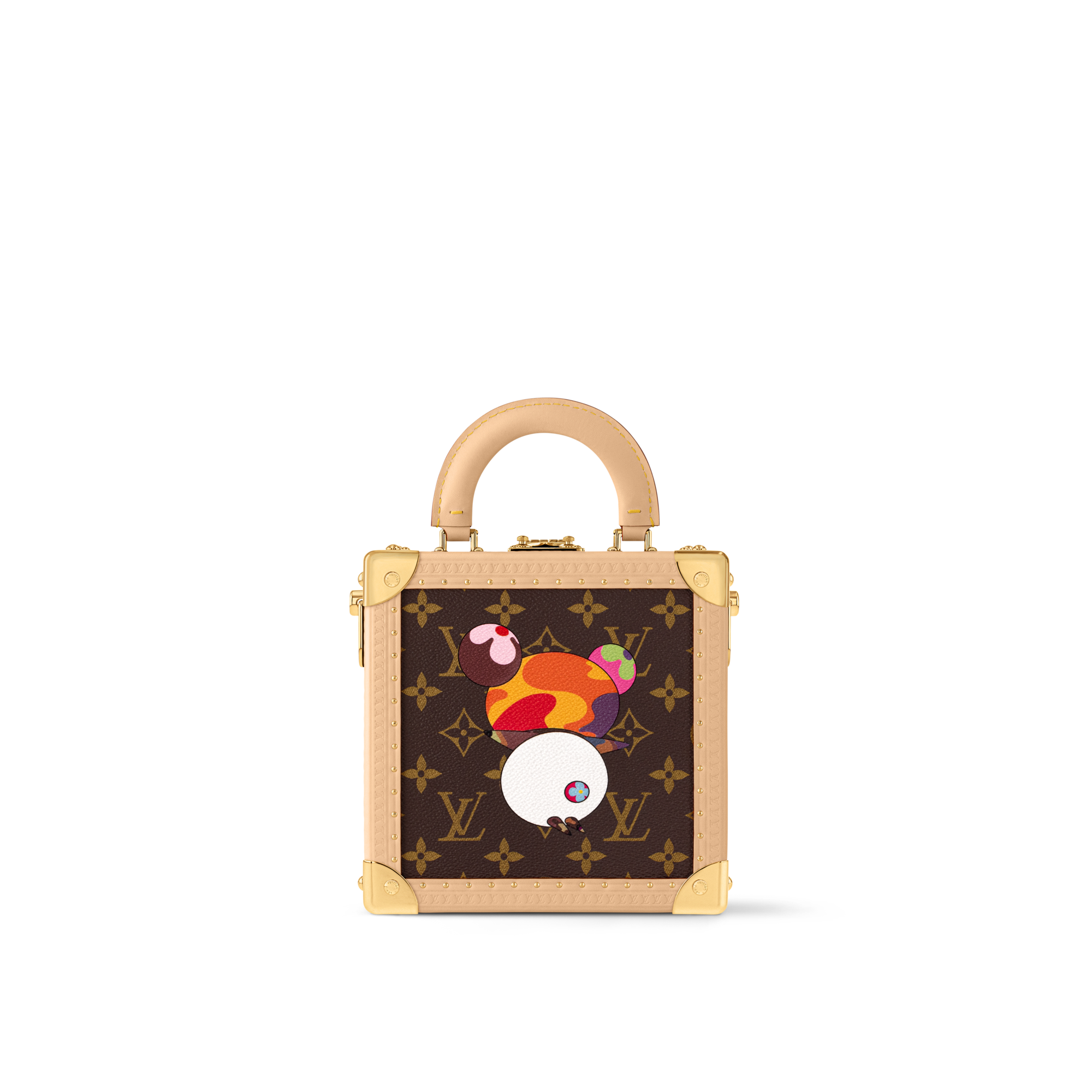 LV x TM Mini Square Trunk Other Monogram Canvas in Trunks, Travel and Home