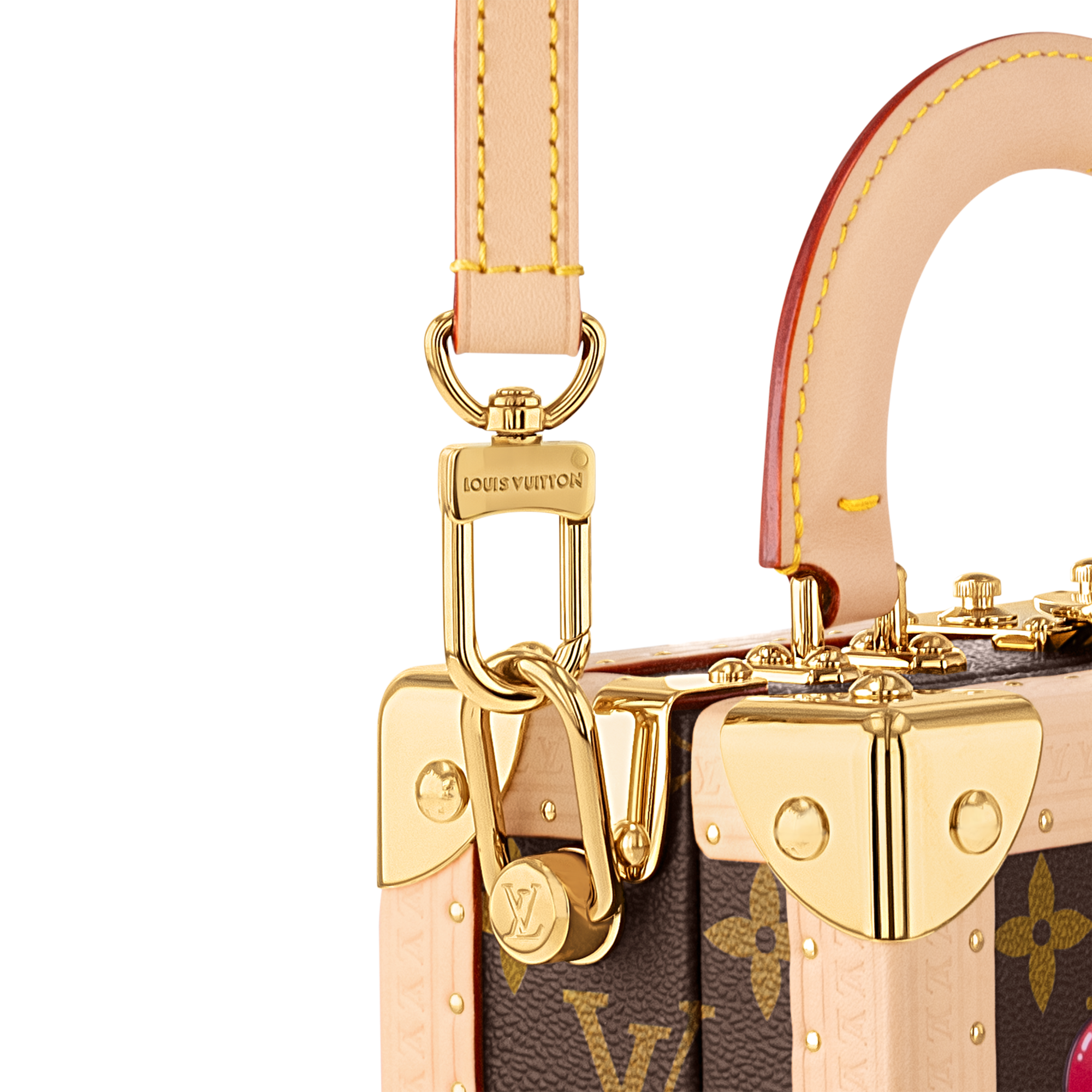 LV x TM Mini Square Trunk Cherry  Other Monogram Canvas in Trunks, Travel and Home