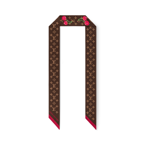 LV x TM Monogram Cerise Bandeau . in Women's Accessories Silk Squares and Bandeaus collections by Louis Vuitton (Product zoom)