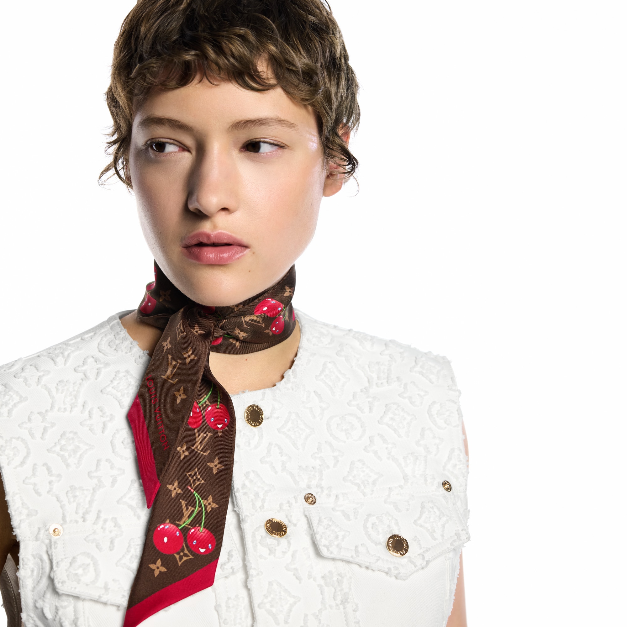 LV x TM Monogram Cerise Bandeau . in Women