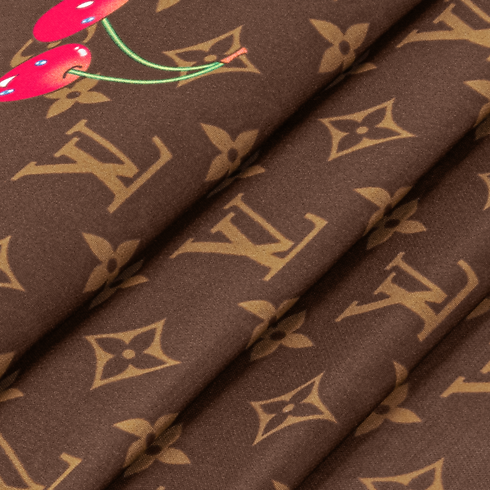 LV x TM Monogram Cerise Square 55 . in Women's Accessories Silk Squares and Bandeaus collections by Louis Vuitton (Product zoom)