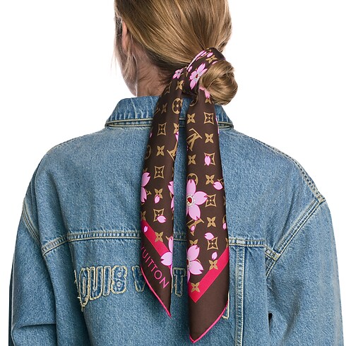 LV x TM Monogram Cherry Blossom Square 70 . in Women's Accessories Silk Squares and Bandeaus collections by Louis Vuitton (Product zoom)