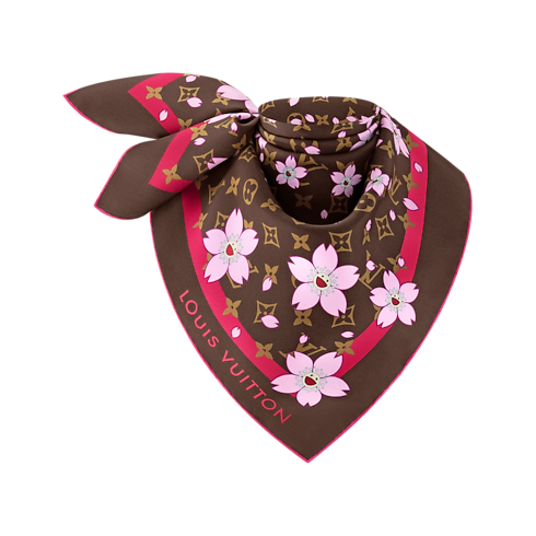 LV x TM Monogram Cherry Blossom Square 70 . in Women's Accessories Silk Squares and Bandeaus collections by Louis Vuitton (Product zoom)
