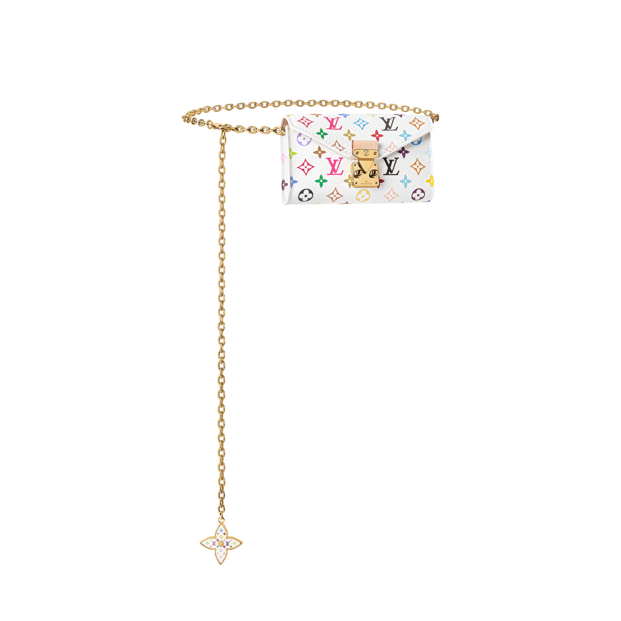 Louis Vuitton x Takashi Murakami LV 20 mm Belt Pre-loved Louis Vuitton x Takashi Murakami Belt 85cm - £280 main image 2