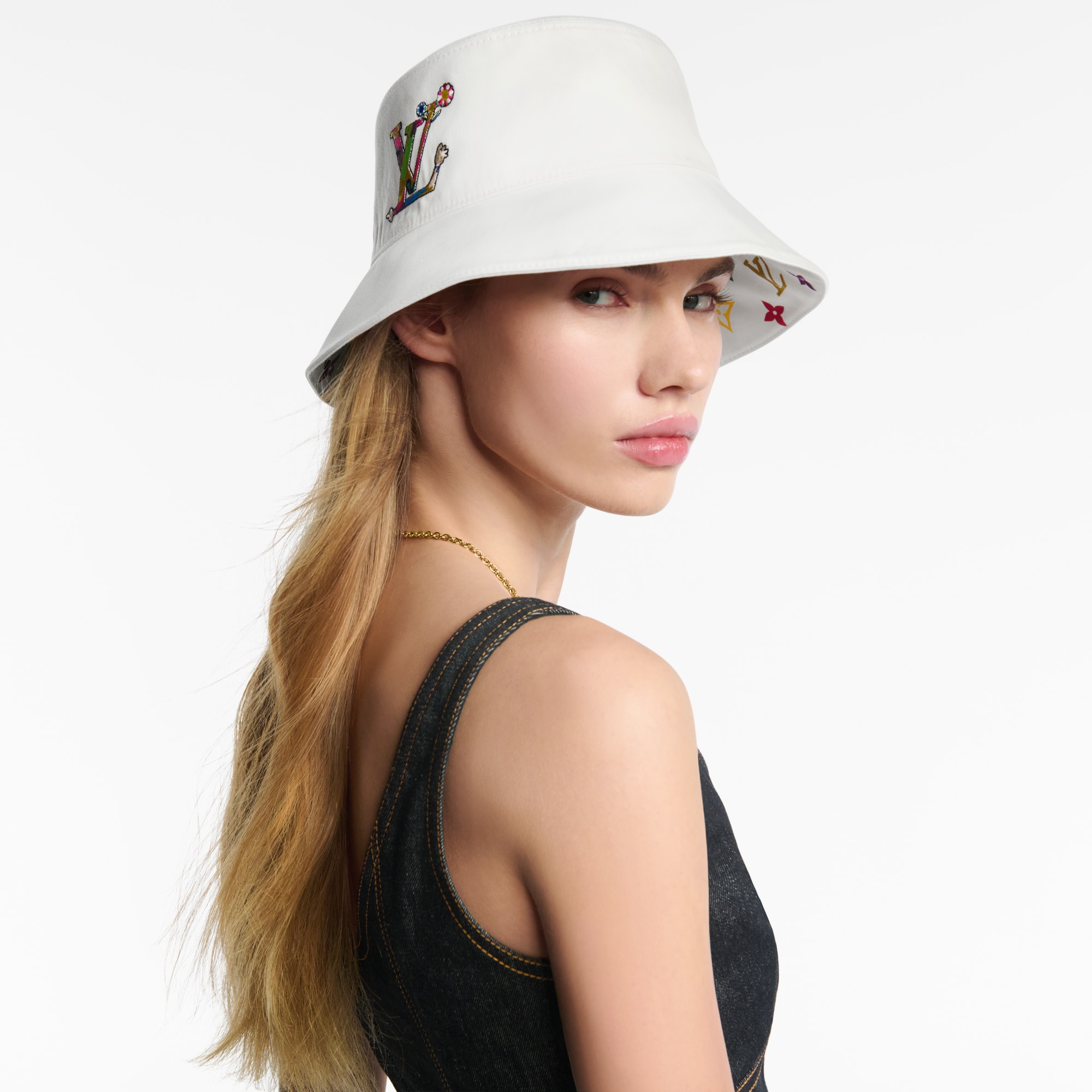 LV x TM Reversible Superflat Bucket Hat . - Accessories  display picture 1