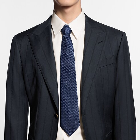 LV Zigzag Tie . in Men's Accessories Ties and Pocket Squares collections by Louis Vuitton (Product zoom)