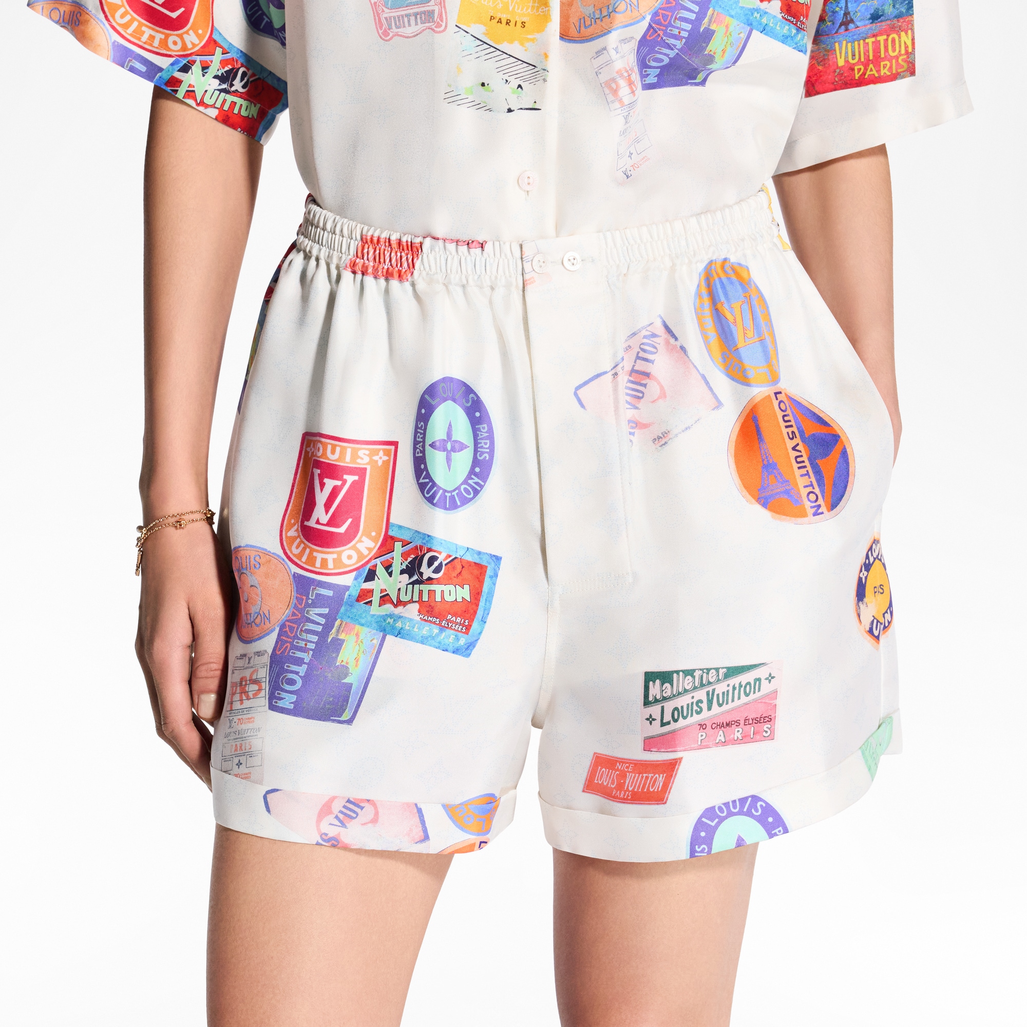 Mahina Patch Boxer Shorts  in Women