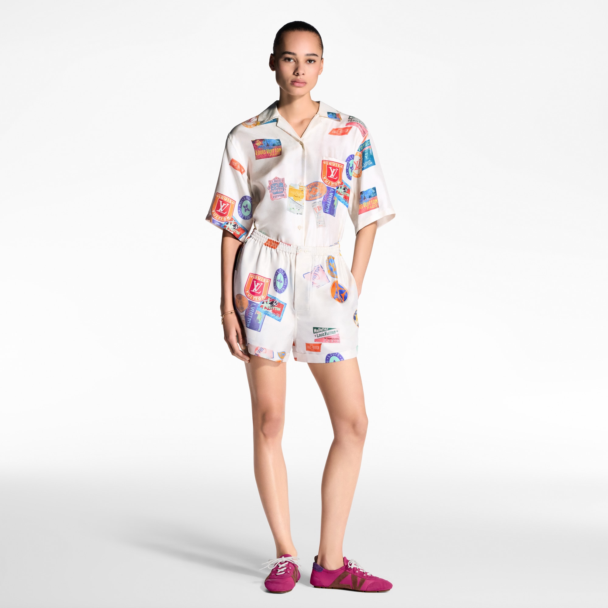 Mahina Patch Boxer Shorts  in Women