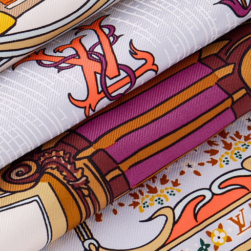 Maison De Famille Square 90 . in Women's Accessories Silk Squares and Bandeaus collections by Louis Vuitton (Product zoom)