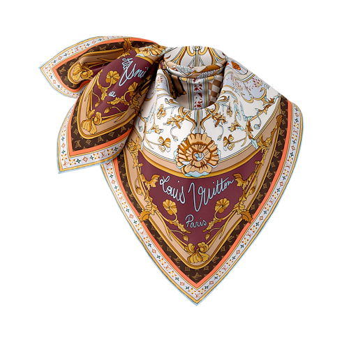 Maison De Famille Square 90 . in Women's Accessories Silk Squares and Bandeaus collections by Louis Vuitton (Product zoom)