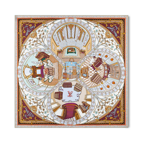 Maison De Famille Square 90 . in Women's Accessories Silk Squares and Bandeaus collections by Louis Vuitton (Product zoom)
