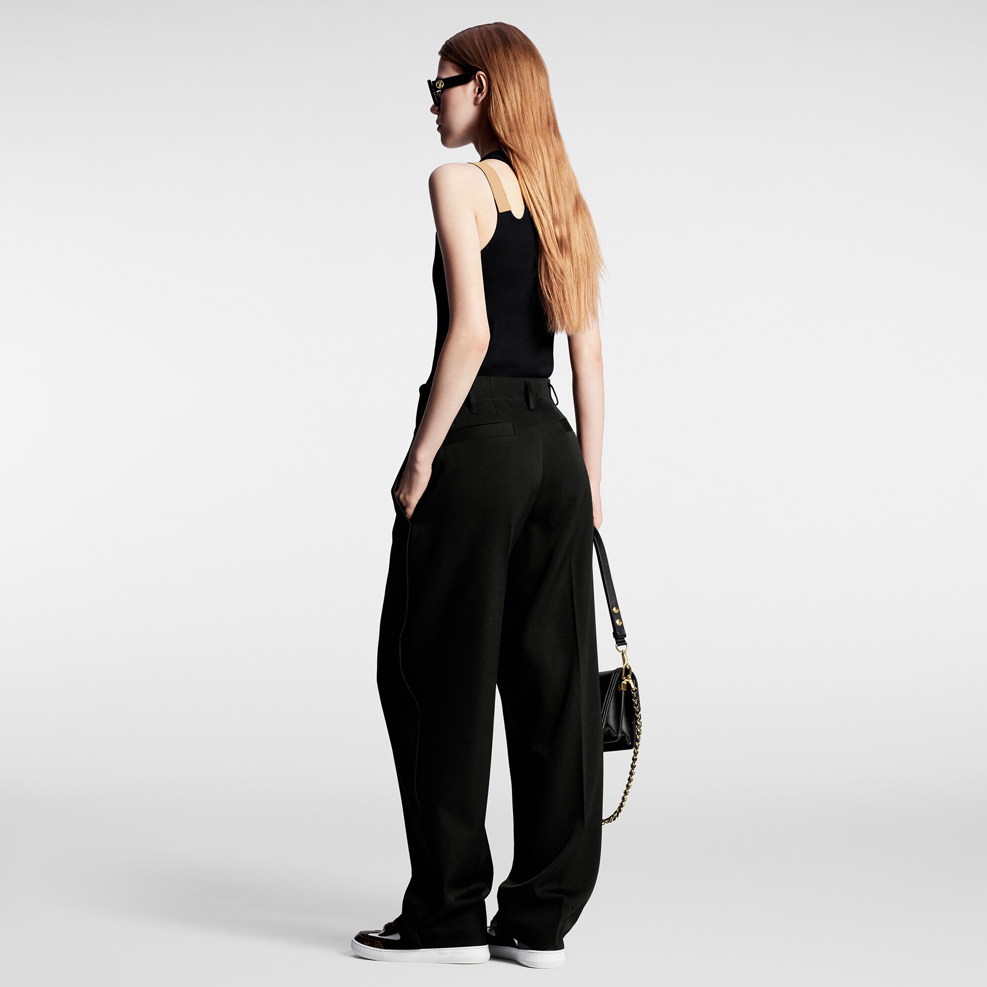 Masculine Tailored Pants   in Women