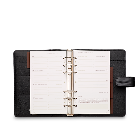 Medium Ring Agenda Cover Epi Leather in Bags and Small Leather Goods's Personalisation Leather Goods } collections by Louis Vuitton (Product zoom)