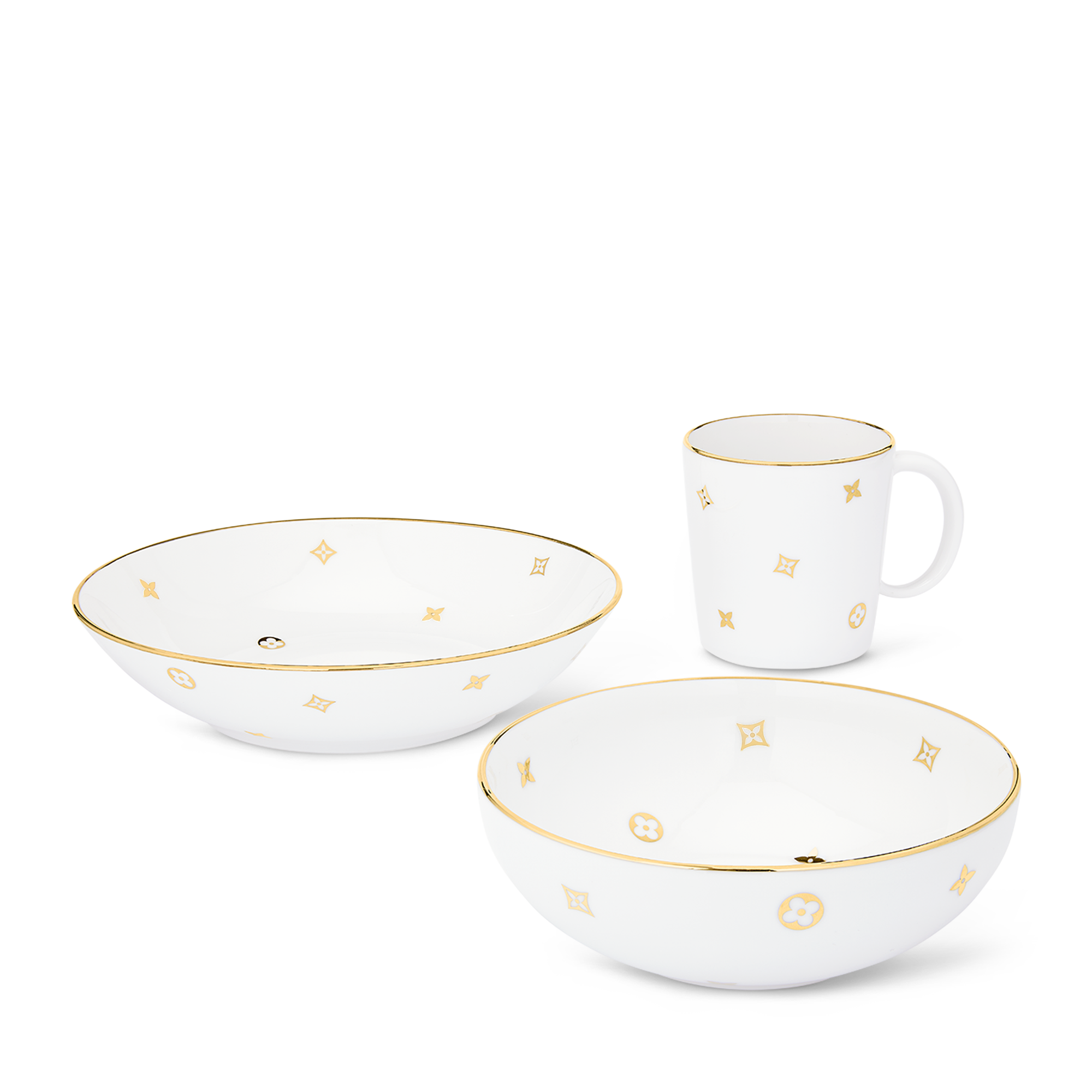 Meli-Melo Gold Porcelain Set . in Gifts