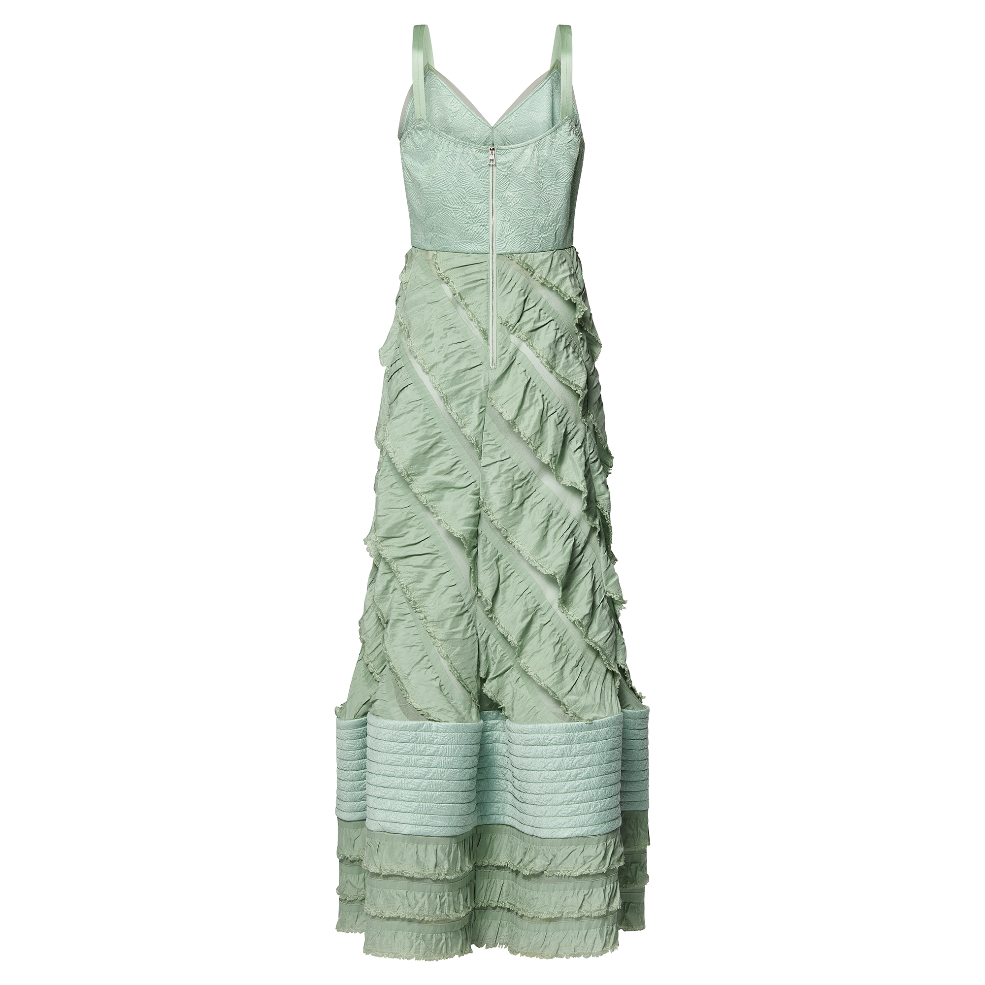 Mermaid Hem Flounce Gown   in Women