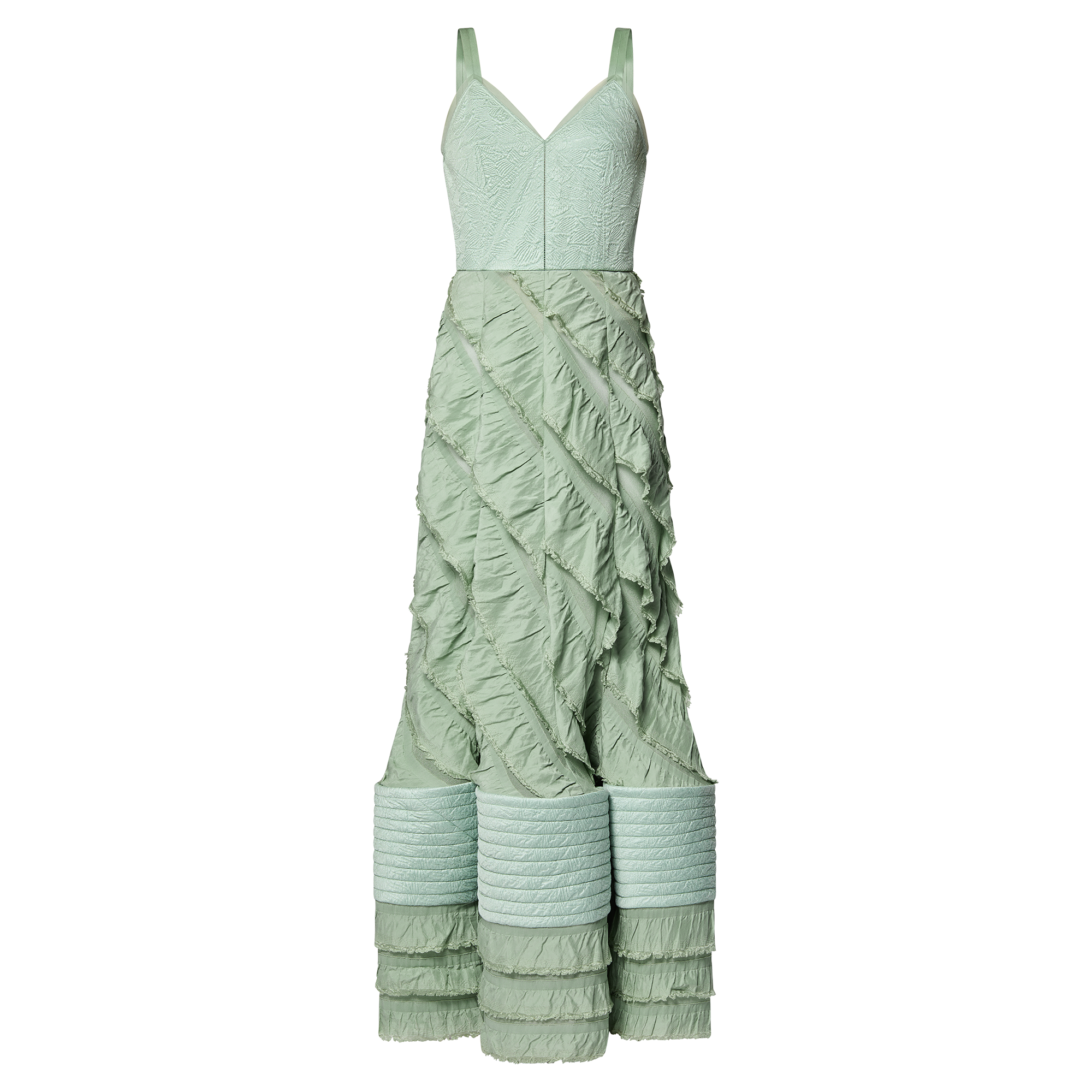 Mermaid Hem Flounce Gown   in Women