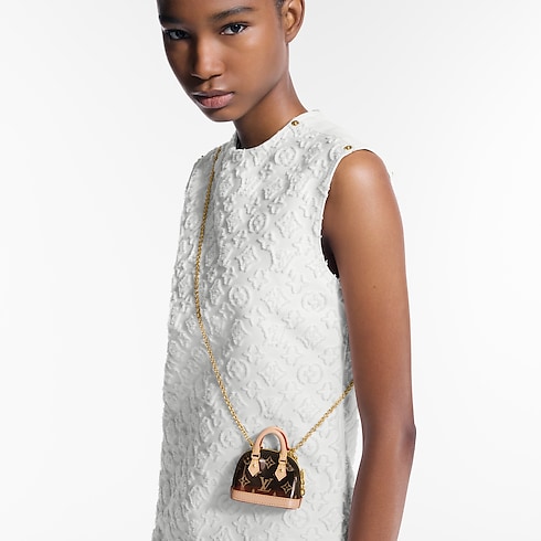 Micro Alma Bag Charm . in Women's Accessories Key Holders and Bag Charms collections by Louis Vuitton (Product zoom)