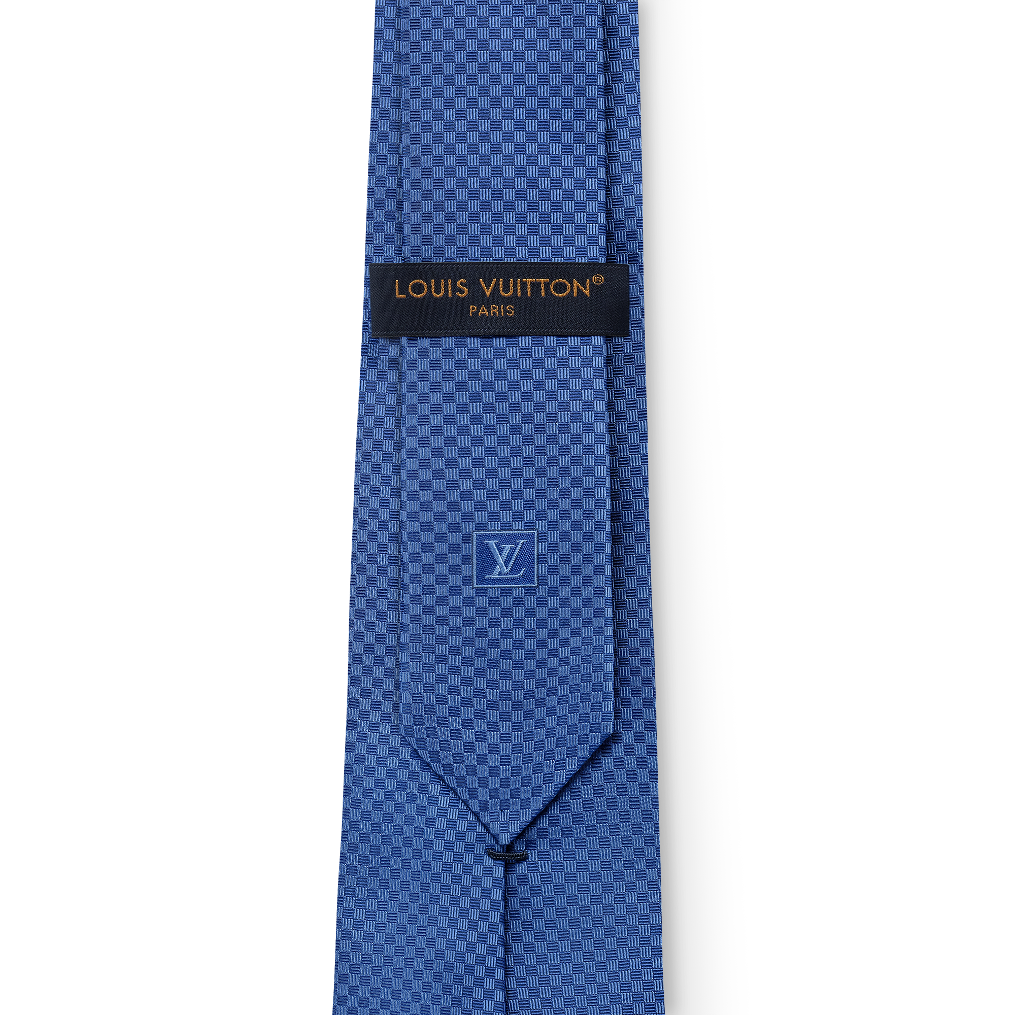 Micro Damier Tie . in Men
