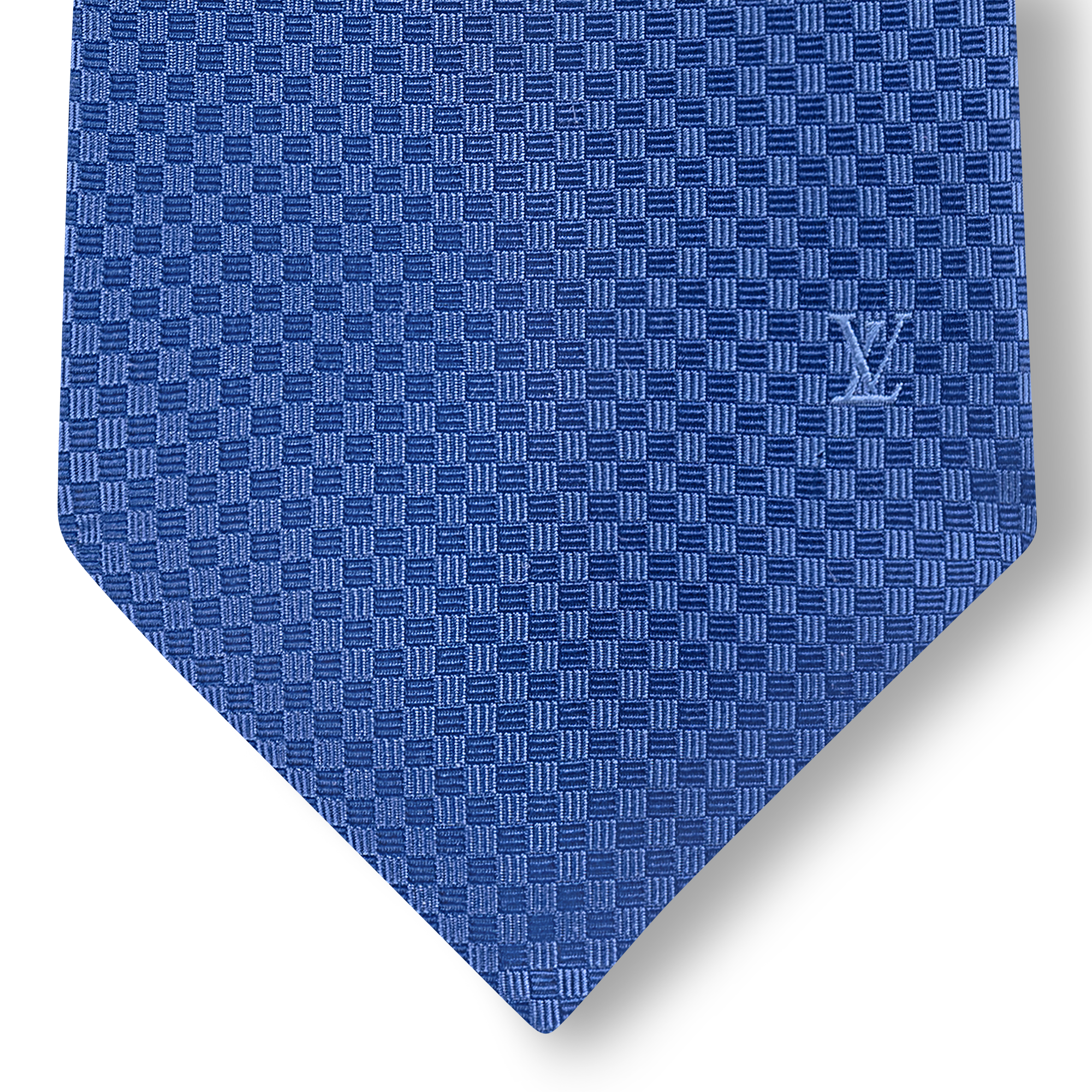 Micro Damier Tie . in Men