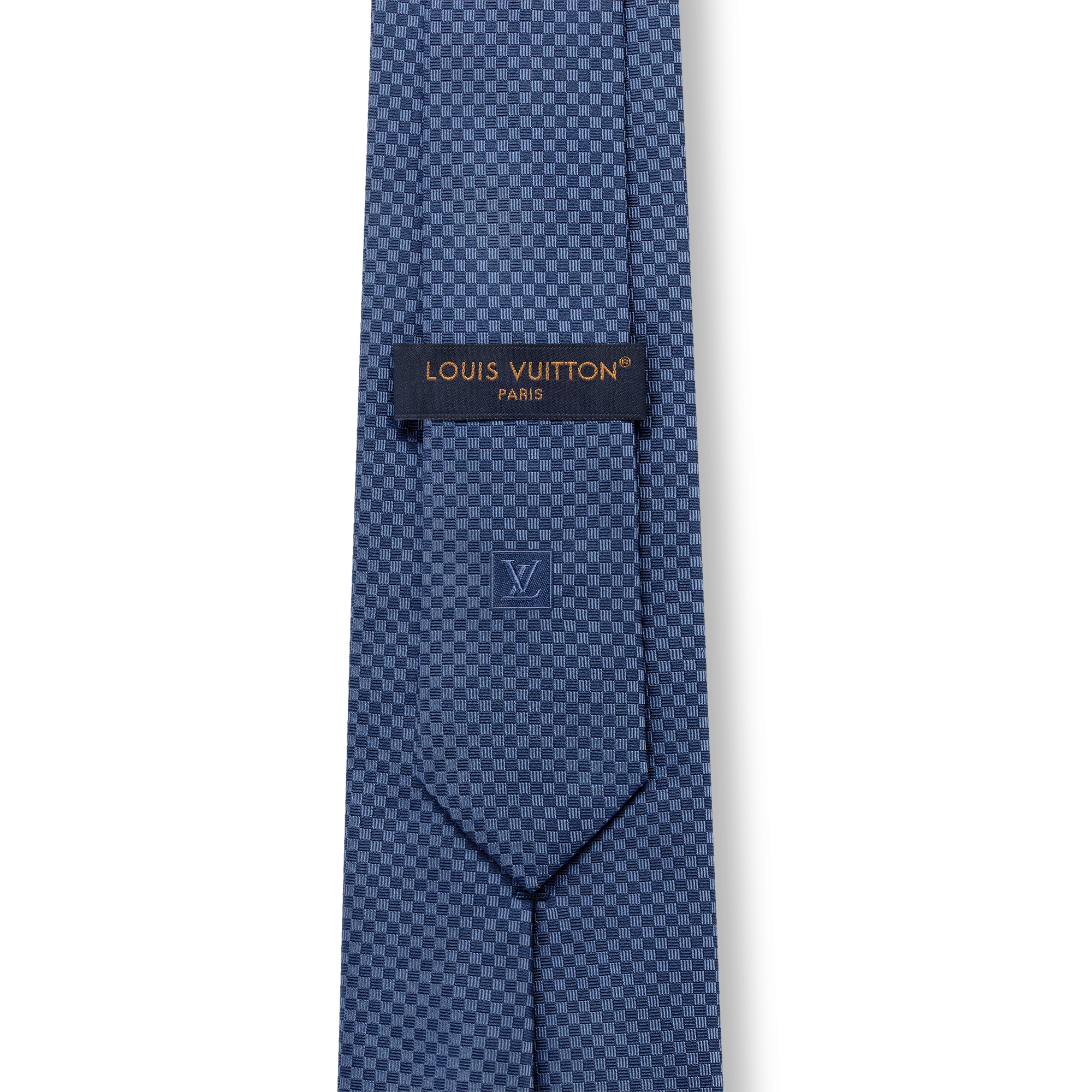 Micro Damier Tie . in Men