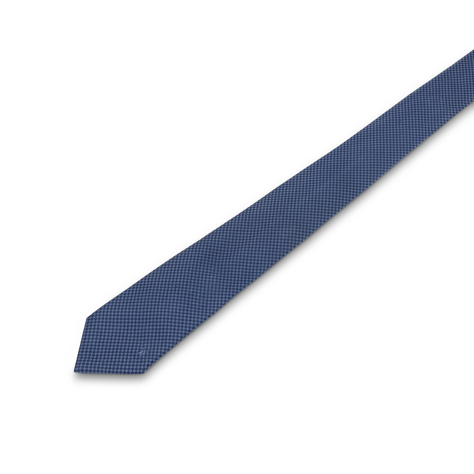 Micro Damier Tie . in Men