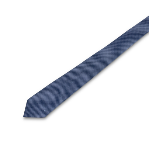 Micro Damier Tie side view