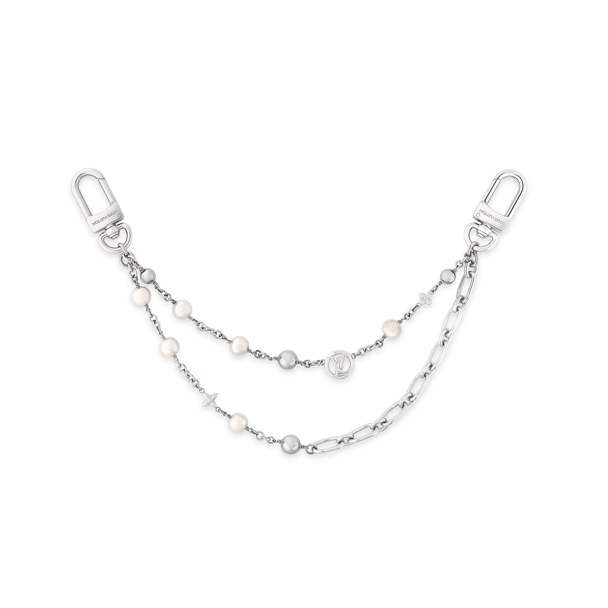 Midnight Pearl Chain Bag Charm . in Women
