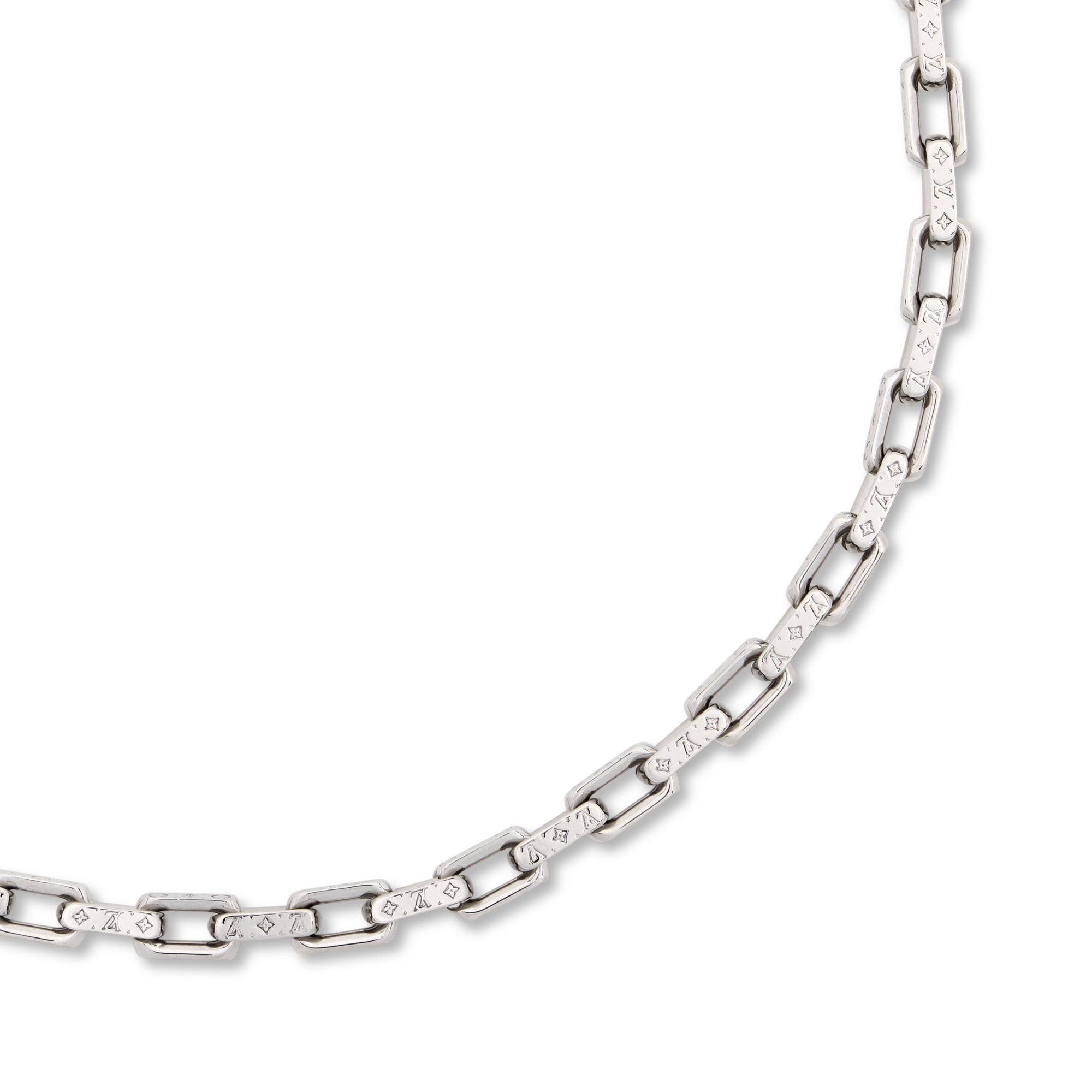 Mini Monogram Chain Necklace . in Men