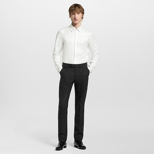Mini Monogram Silk Evening Shirt in Men's Ready-to-Wear Shirts collections by Louis Vuitton (Product zoom)