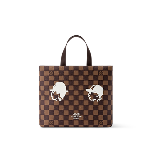 Mini Shopper Tote Damier Ebene Canvas in Bags and Small Leather Goods's Men Bags Newness collections by Louis Vuitton (Product zoom)