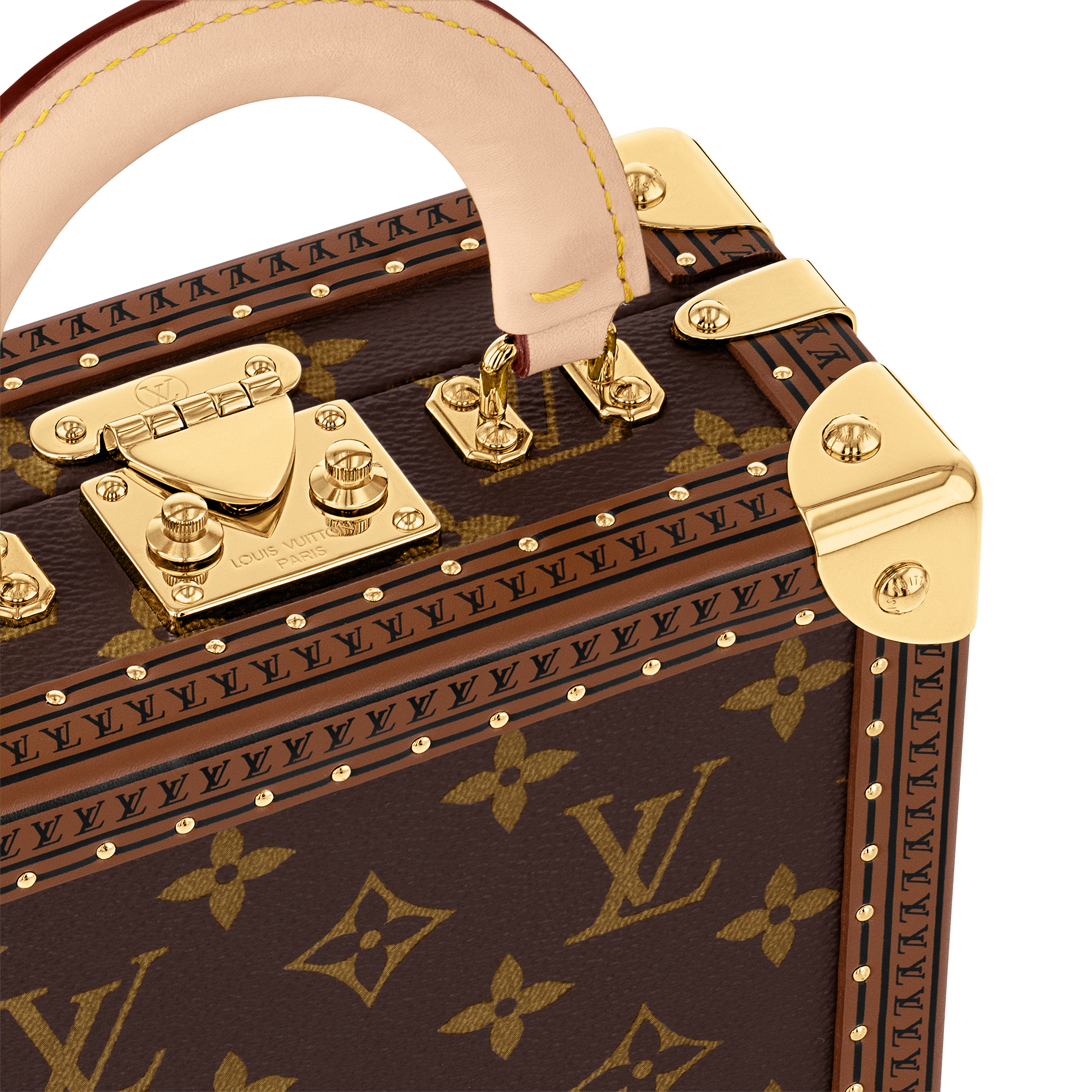 Mini Square Trunk Leopard Monogram in Les Extraordinaires