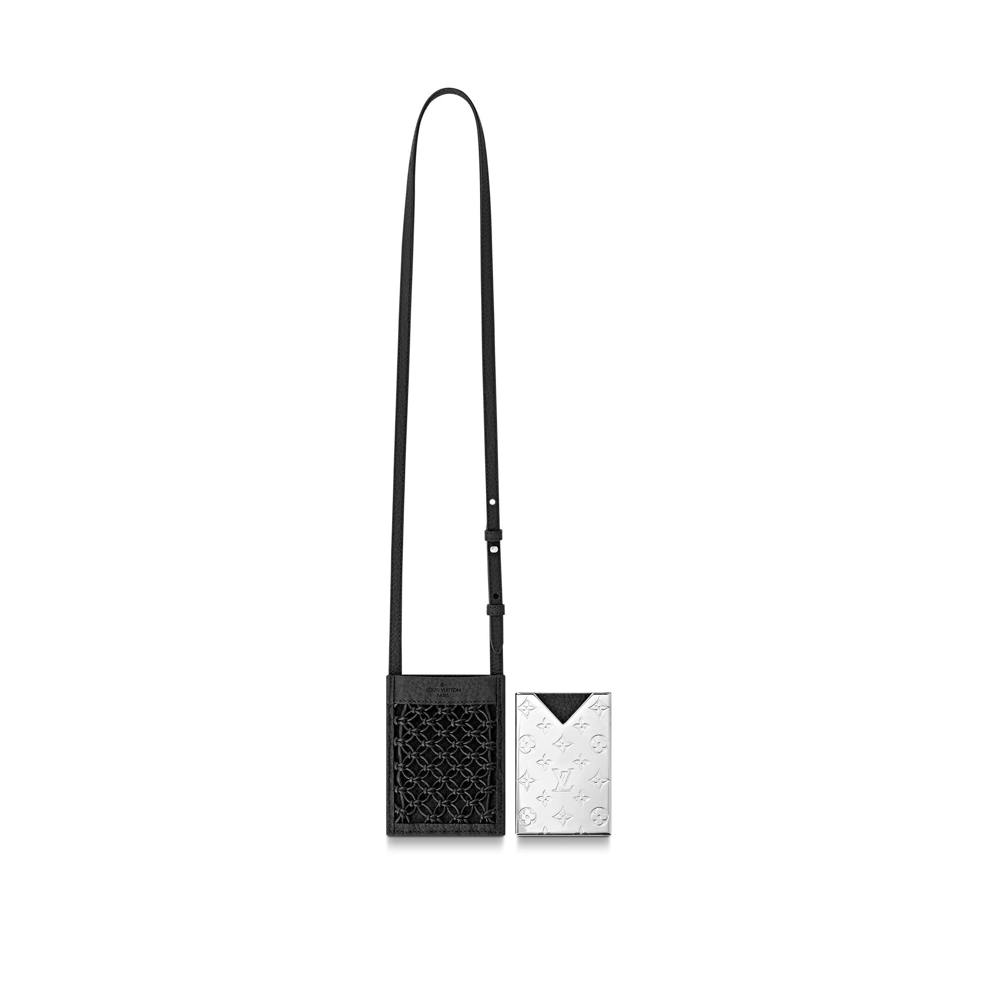 Monocrame Card Holder Bag Charm and Key Holder . in Men