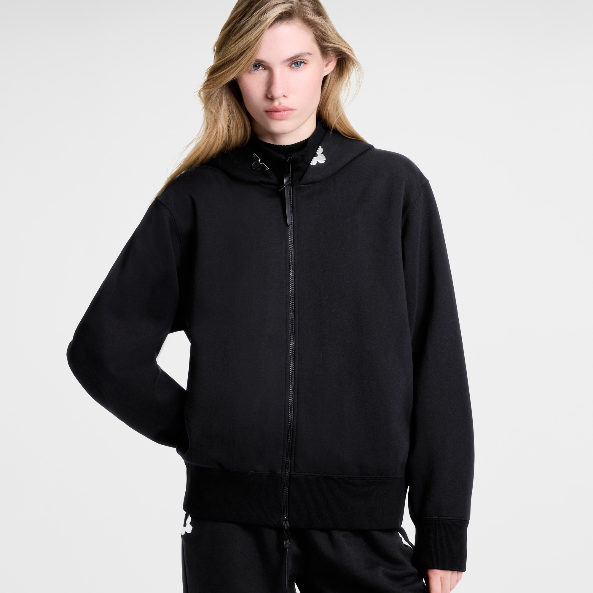 Monogram Accent Hoodie  in Women
