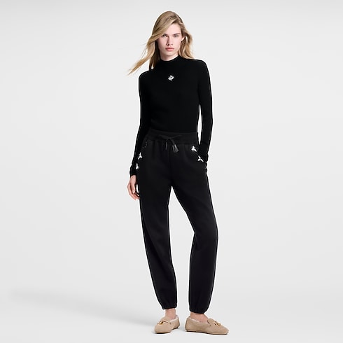 Monogram Accent Jogging Pants in Women's Ready-to-Wear Pants collections by Louis Vuitton (Product zoom)