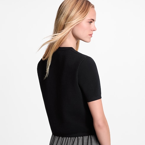 Monogram Accent Knit Top in Women's Ready-to-Wear Tops collections by Louis Vuitton (Product zoom)