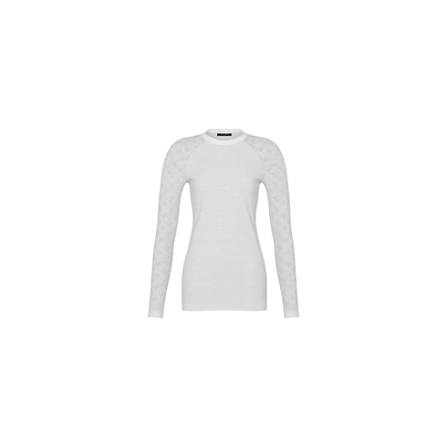 Monogram Accent Long-Sleeved Top in Women's Ready-to-Wear Tops collections by Louis Vuitton (Product zoom)