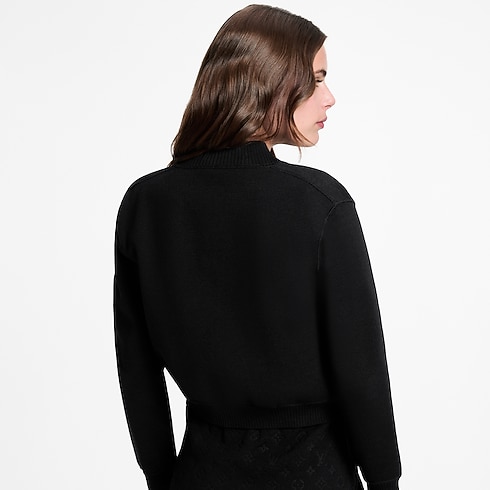Monogram Accent Zip-Up Knit Jacket in Women's Ready-to-Wear Coats and Jackets collections by Louis Vuitton (Product zoom)