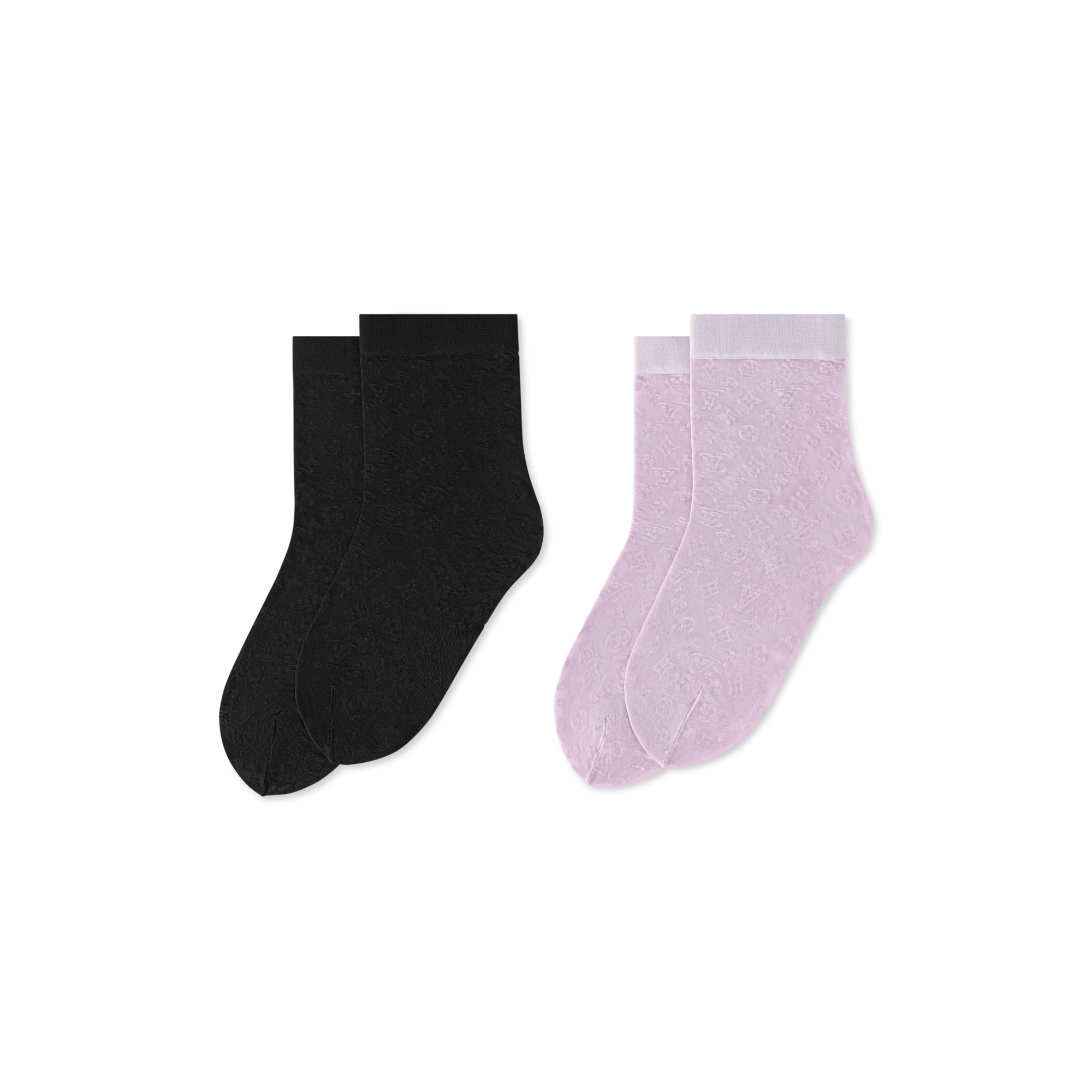 Monogram All Over Set Of Socks . in Women