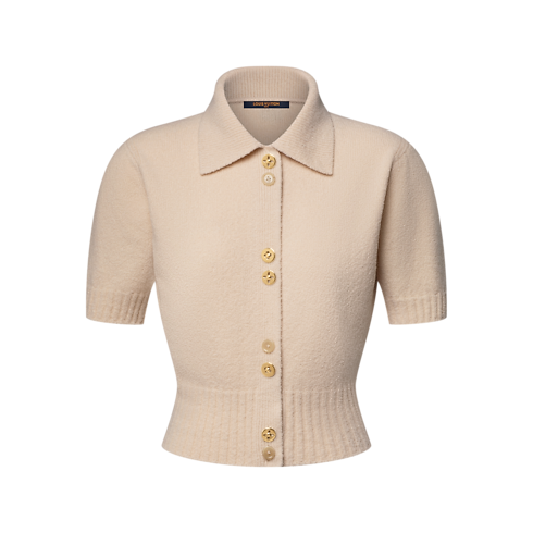 Monogram Button Knit Top in Women's Ready-to-Wear Tops collections by Louis Vuitton (Product zoom)