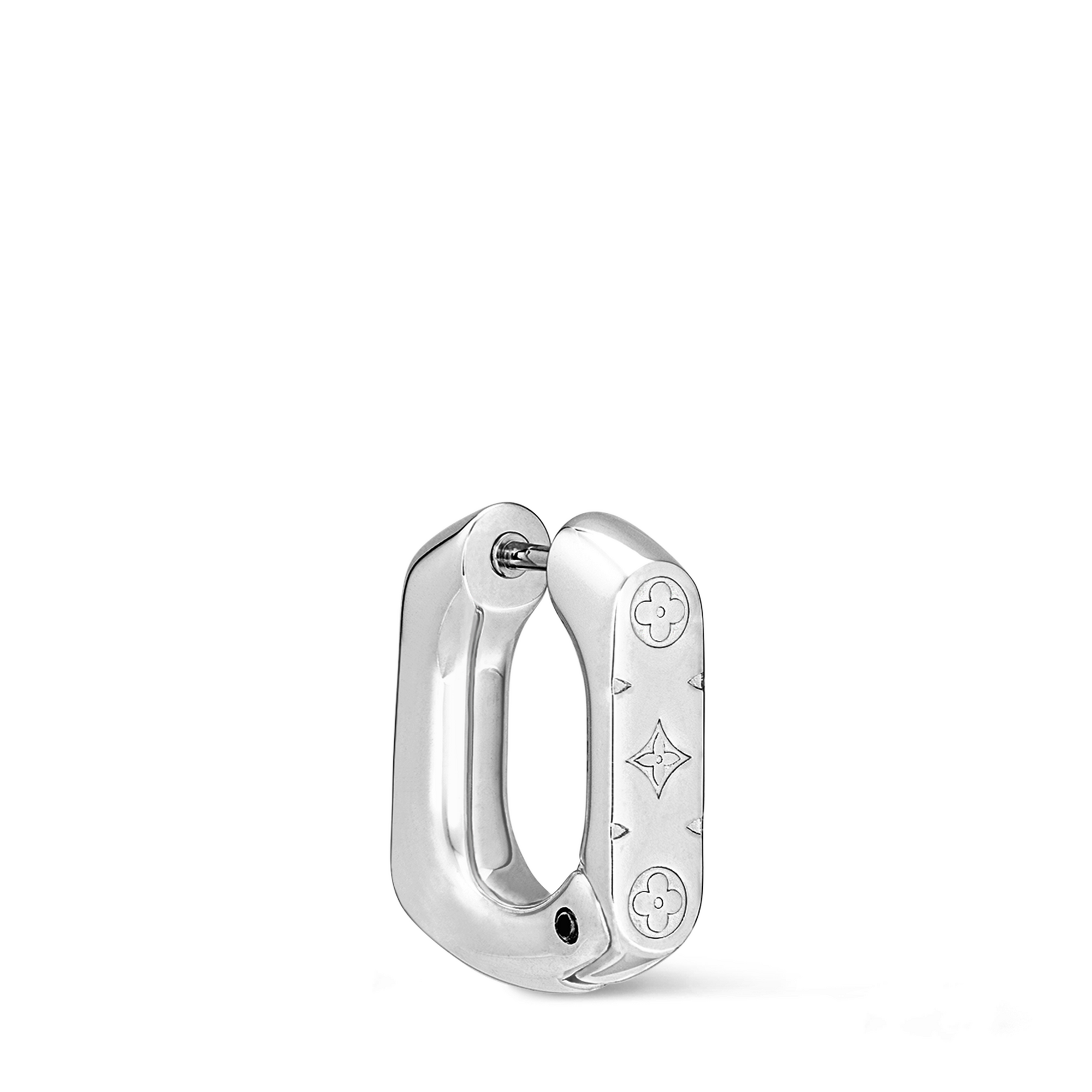 Monogram Chain Hoop Earring . in Men