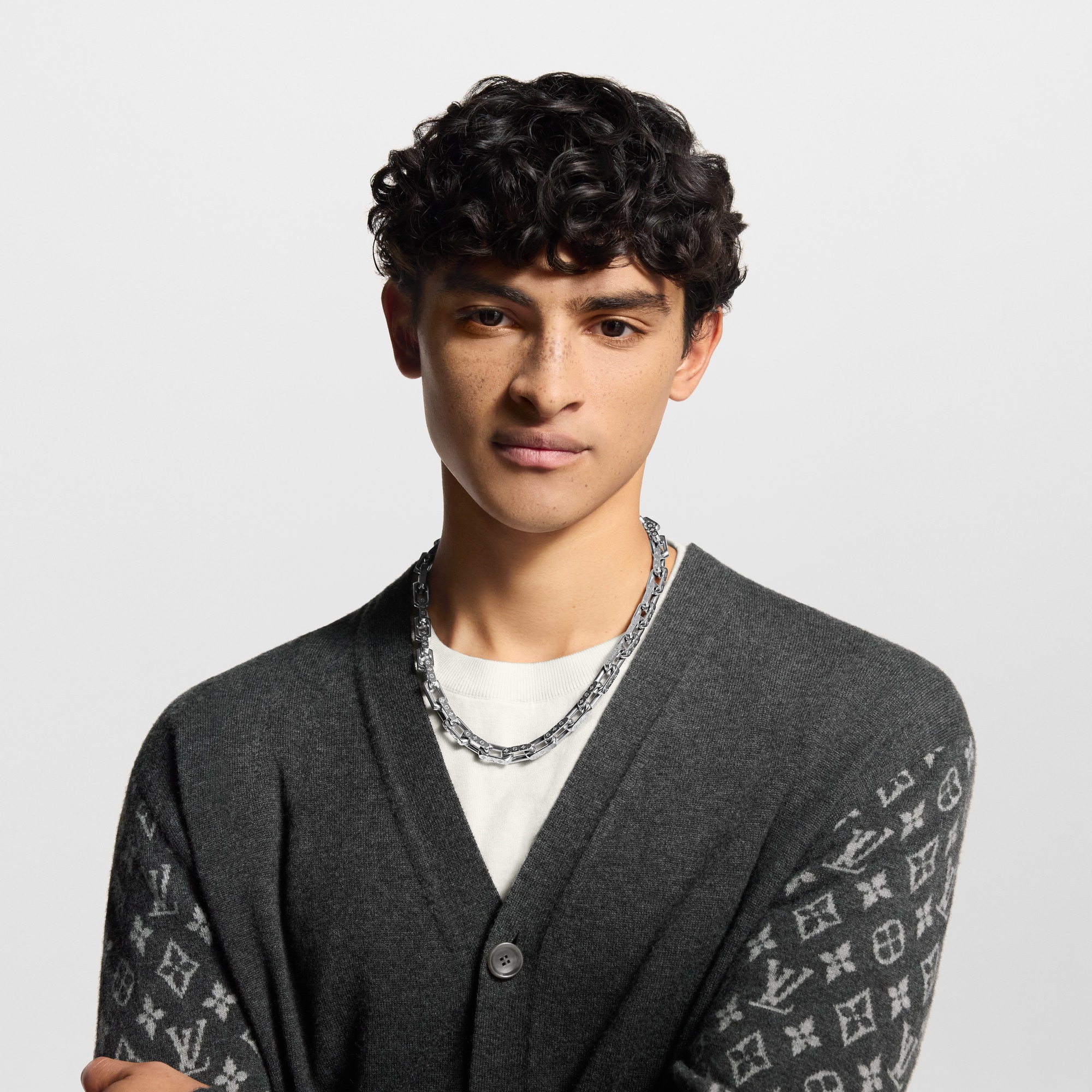 Monogram Chain Necklace . in Men