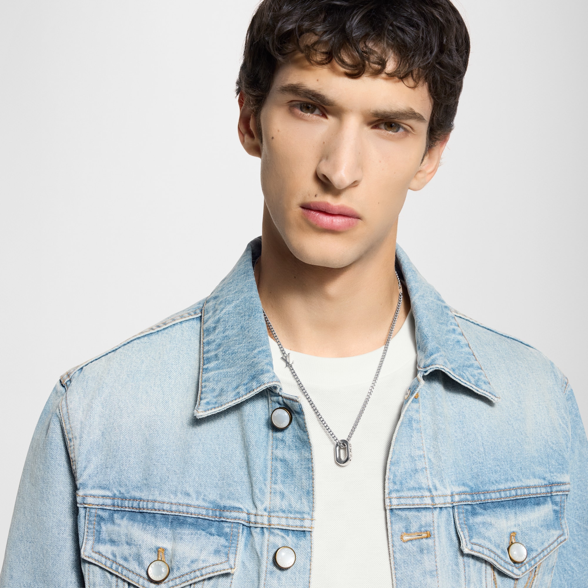 Monogram Chain Pendant . in Men