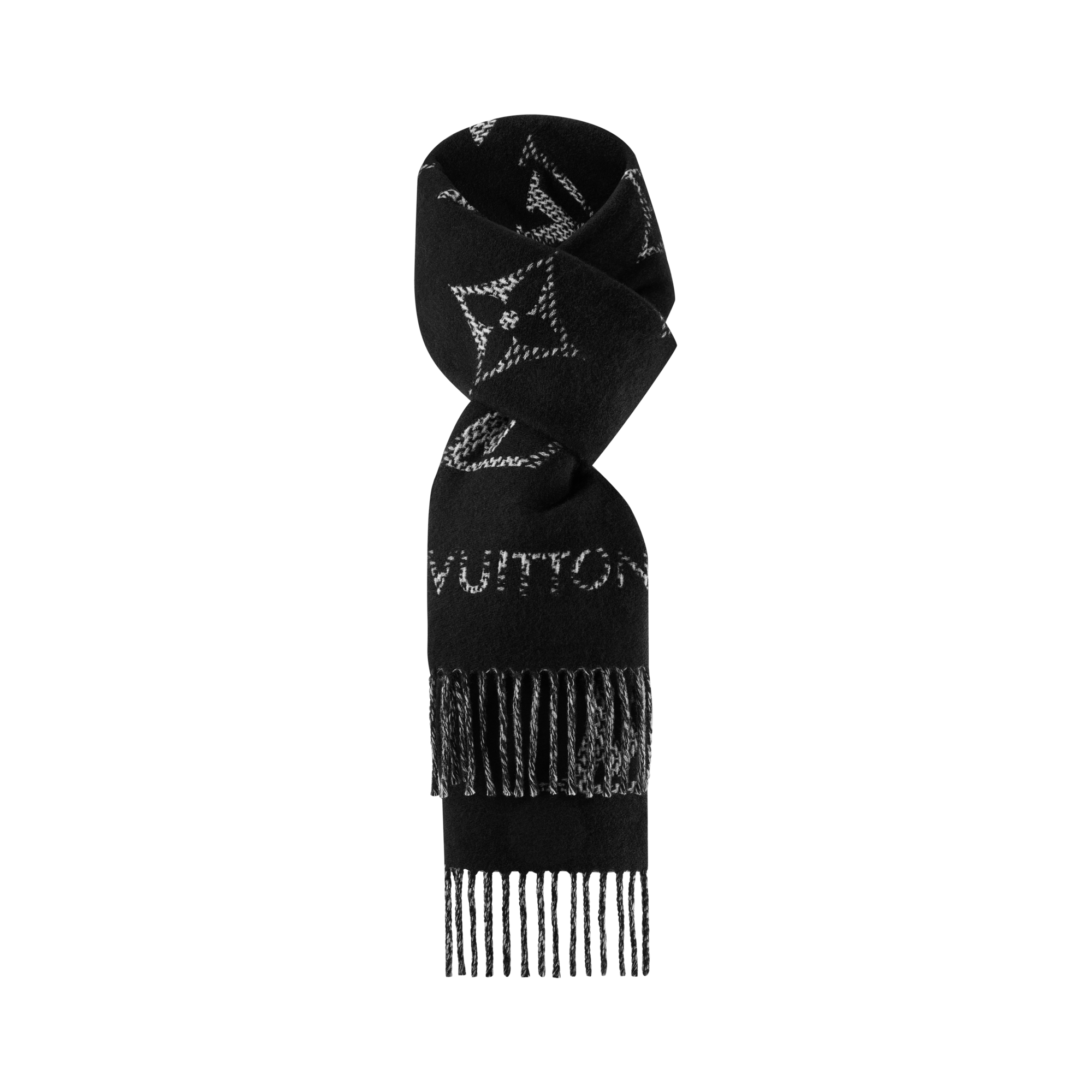 Monogram Check Scarf . in Men