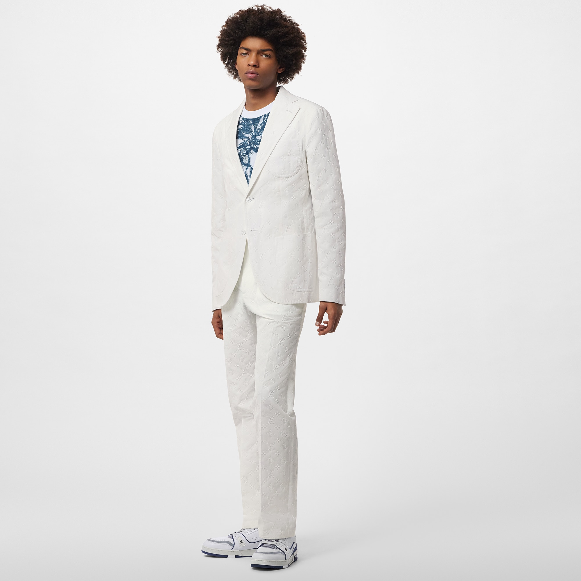 Monogram Cotton Napolitana Jacket  in Men