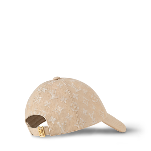 Monogram Denim Cap . in Women's Accessories Hats and Gloves collections by Louis Vuitton (Product zoom)