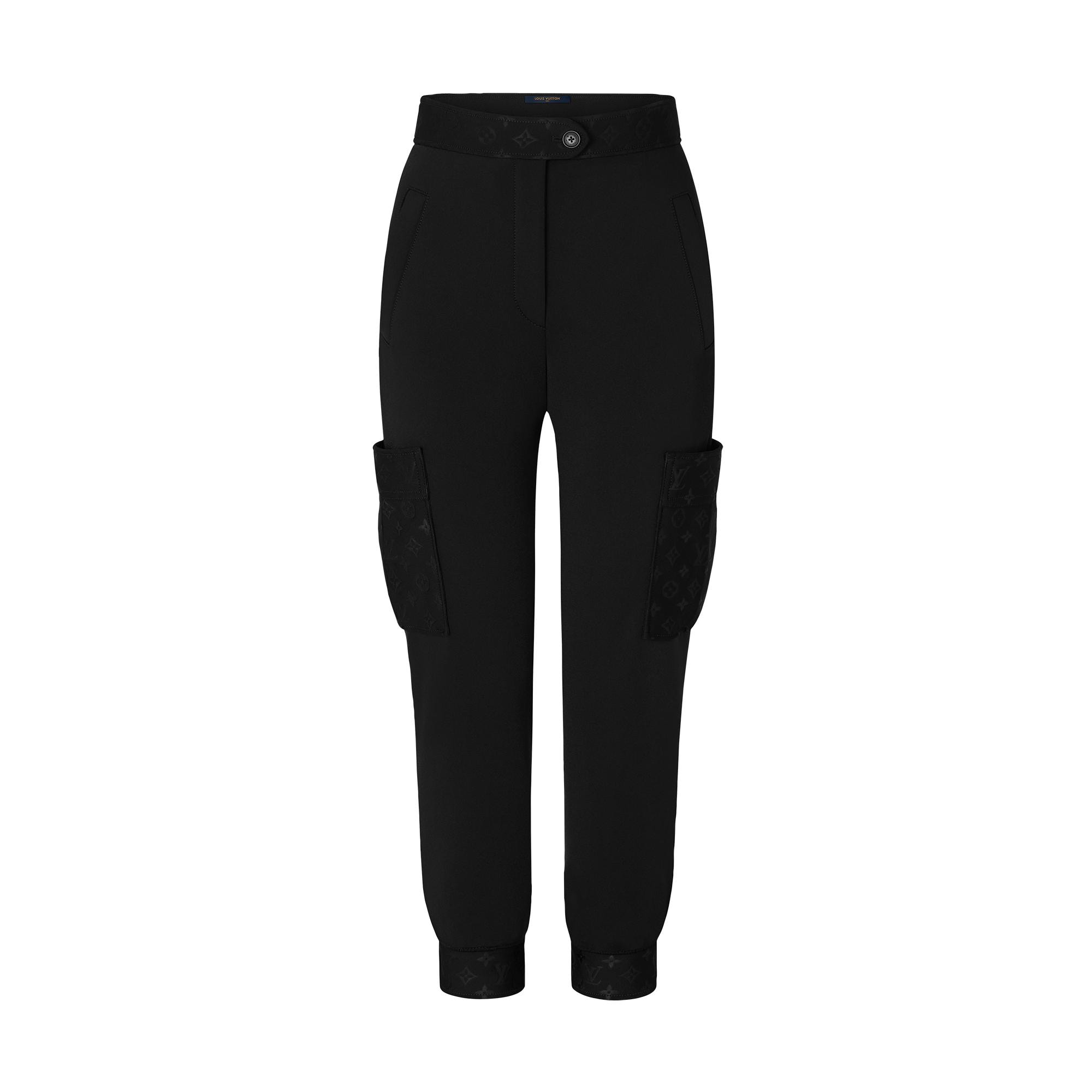 Monogram Detail Cargo Pants  in Women
