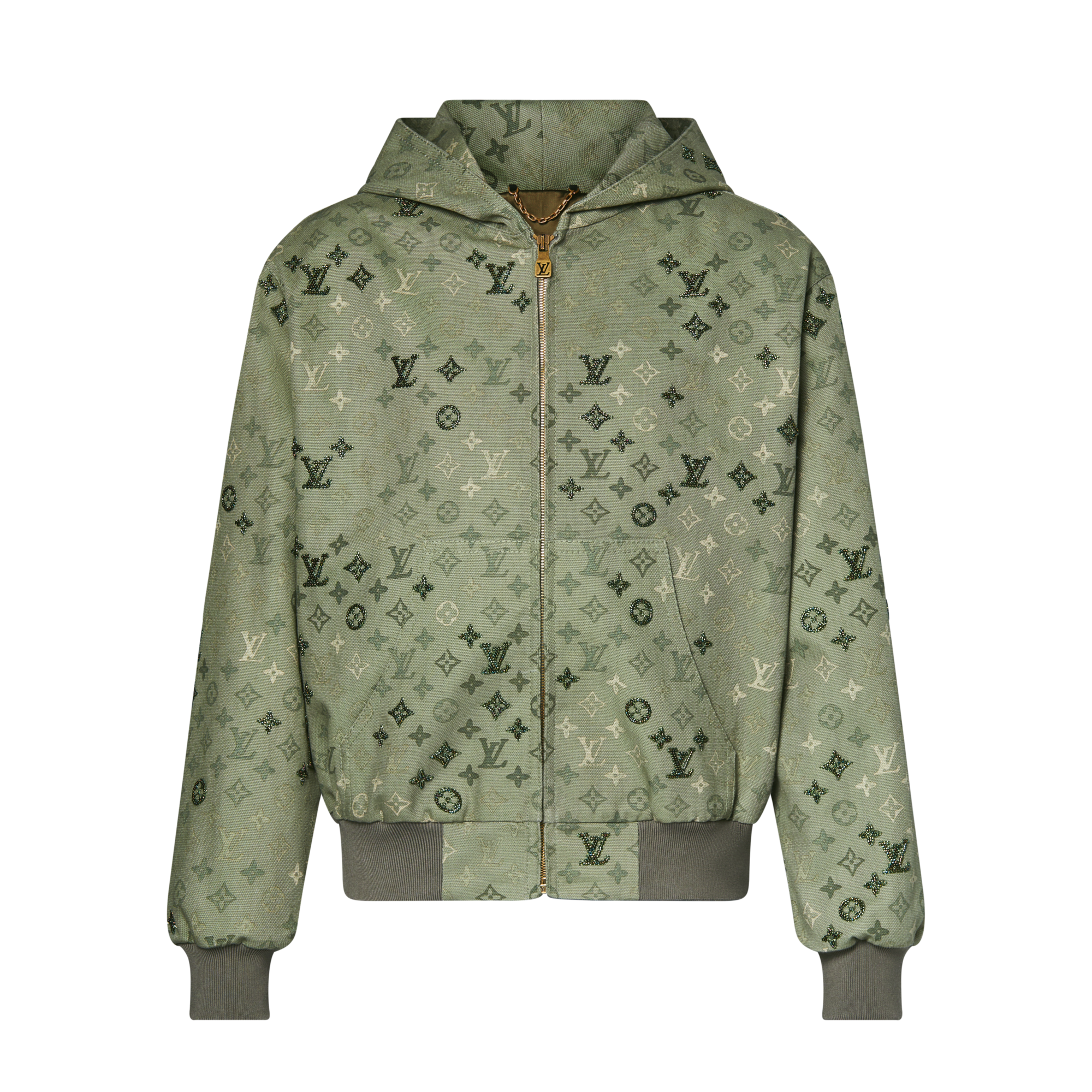 Monogram Embellished Hooded Blouson  in Men