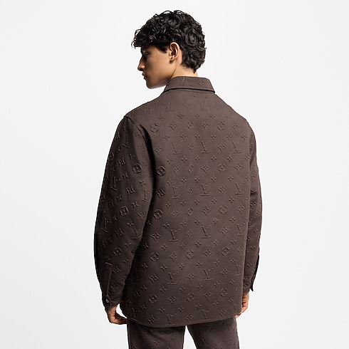 Monogram Embossed Overshirt in Men's Ready-to-Wear Outerwear and Coats collections by Louis Vuitton (Product zoom)