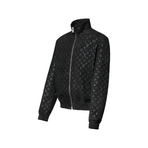 Monogram Embossed Tracksuit Jacket side view