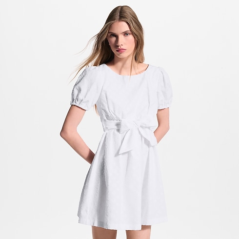 Monogram Fil Coupé Babydoll Dress in Women's Ready-to-Wear Dresses collections by Louis Vuitton (Product zoom)